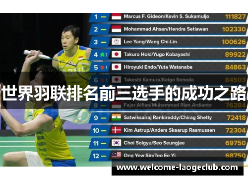 世界羽联排名前三选手的成功之路