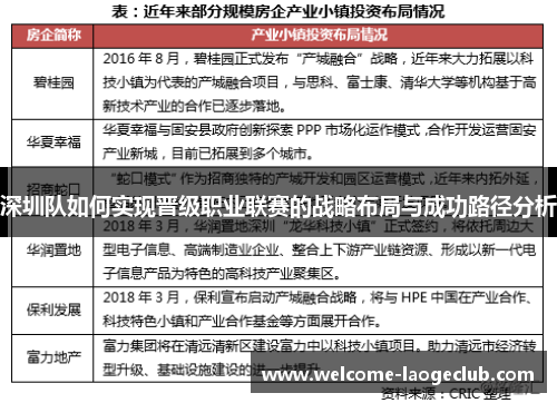 深圳队如何实现晋级职业联赛的战略布局与成功路径分析
